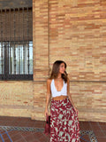 Falda estampada