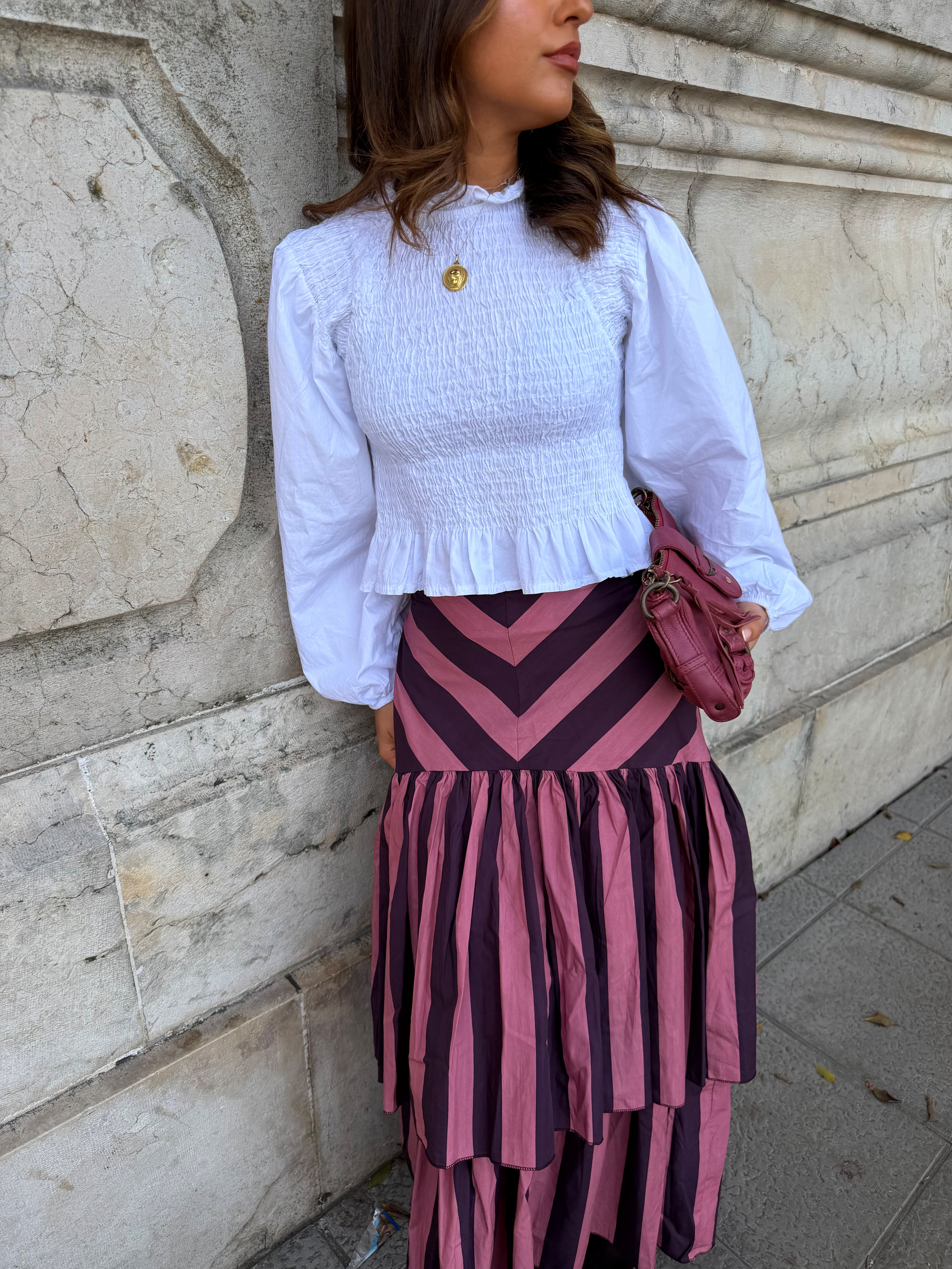 Falda rayas