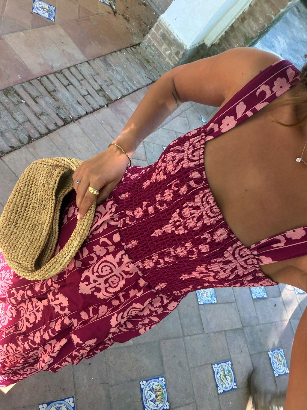 Vestido volantes