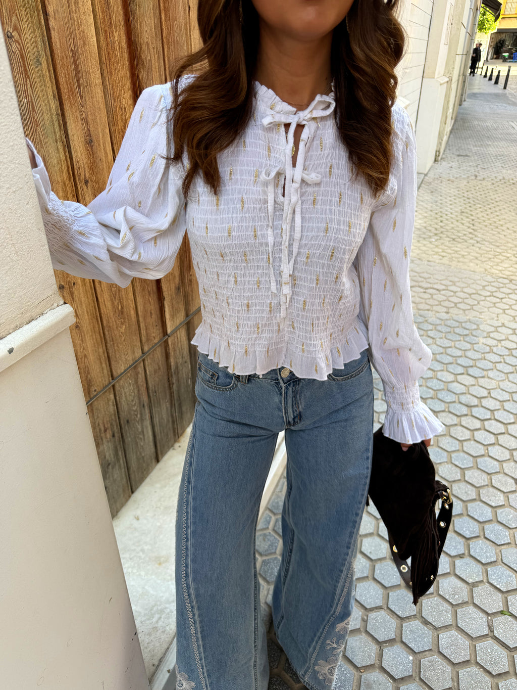 Blusa brillos
