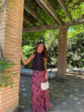 Falda estampada