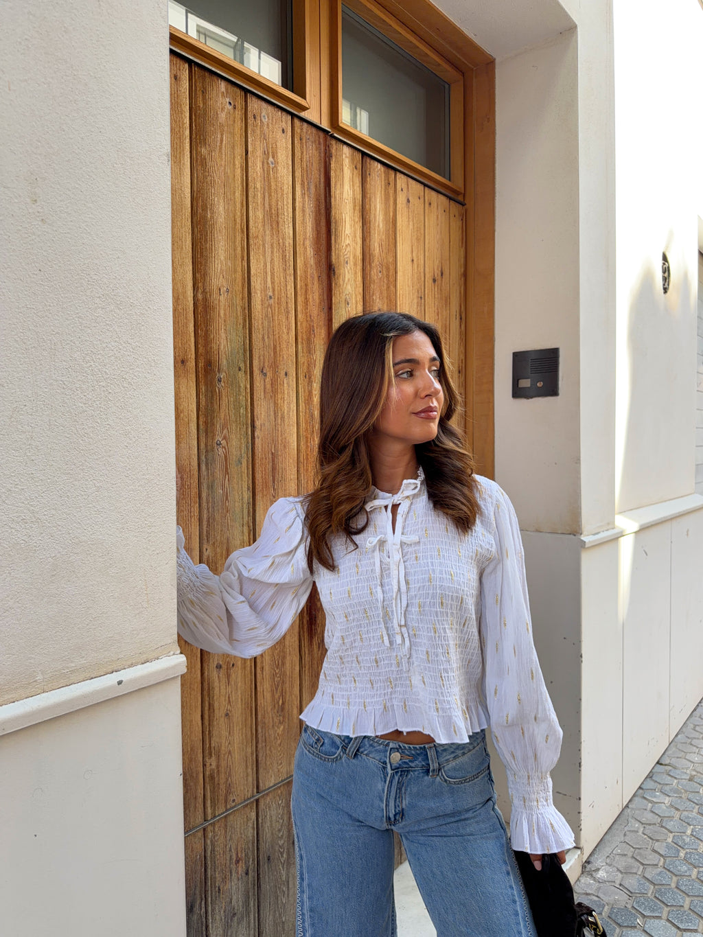 Blusa brillos