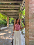 Top estampado